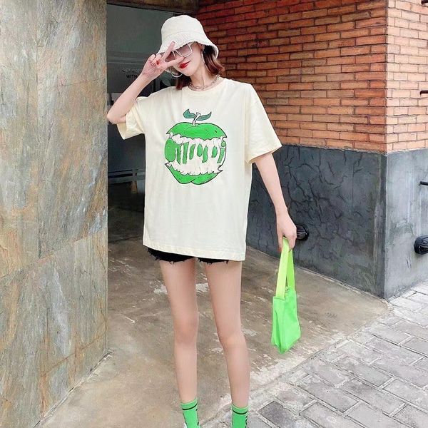 brand designer women's t-shirt casual letter print round neck loose short sleeves fashion t-shirts for men and women 2022, White
brand designer women's t-shirt casual letter print round neck loose short sleeves fashion t-shirts for men and women 2022, White
