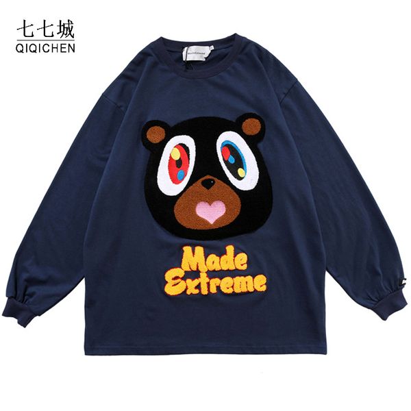 hip hop sweatshirt cartoon fleece animal patchwork pullover men o-neck vintage college style thin hoodies couple streetwear, Black
hip hop sweatshirt cartoon fleece animal patchwork pullover men o-neck vintage college style thin hoodies couple streetwear, Black