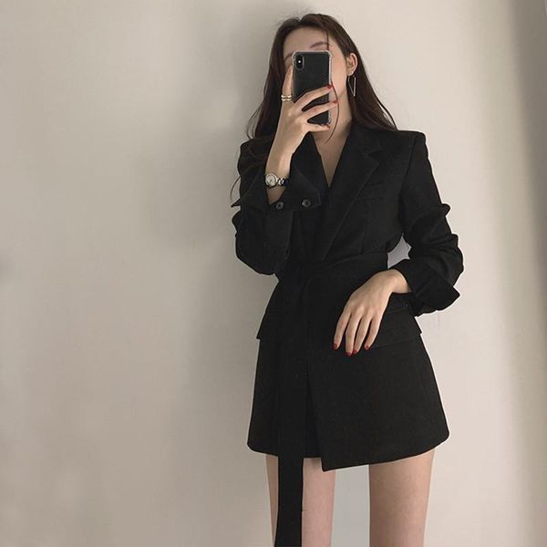 women's suits & blazers spring jackets 2021 elegant white black office wear with belt suit blazer coat long sleeve ladies dress for wom
women's suits & blazers spring jackets 2021 elegant white black office wear with belt suit blazer coat long sleeve ladies dress for wom