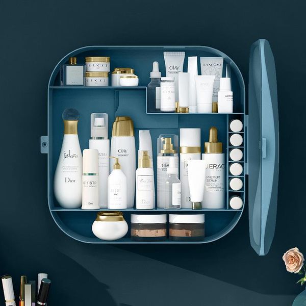 storage boxes & bins dormitory bathroom cosmetic box sealed dustproof and waterproof plastic shelf skin care product finishing
storage boxes & bins dormitory bathroom cosmetic box sealed dustproof and waterproof plastic shelf skin care product finishing