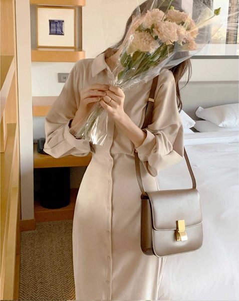 fashion long sleeve shirt dress women's summer vintage button midi dresses za female casual loose party robe vestido maxi y0603, Black;gray
fashion long sleeve shirt dress women's summer vintage button midi dresses za female casual loose party robe vestido maxi y0603, Black;gray