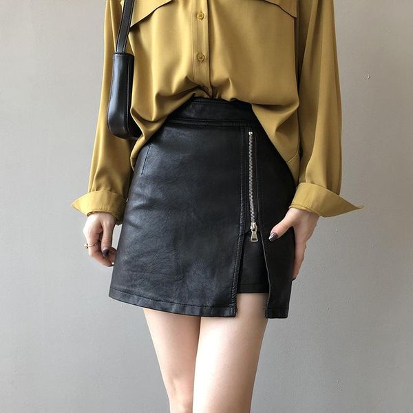 skirts 2021 autumn black pu leather skirt women high waist bodycon surplice wrap office ladies asymmetrical club party
skirts 2021 autumn black pu leather skirt women high waist bodycon surplice wrap office ladies asymmetrical club party