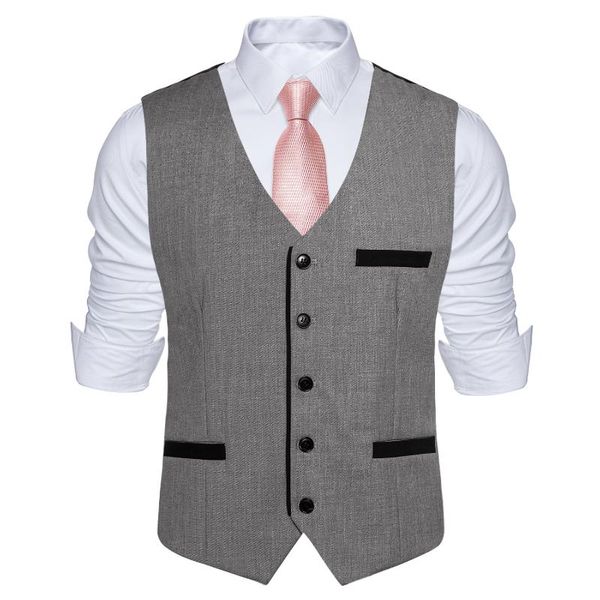 men's vests gray dress for men slim fit mens suit vest tie set male waistcoat gilet homme casual sleeveless formal business jacket, Black;white
men's vests gray dress for men slim fit mens suit vest tie set male waistcoat gilet homme casual sleeveless formal business jacket, Black;white