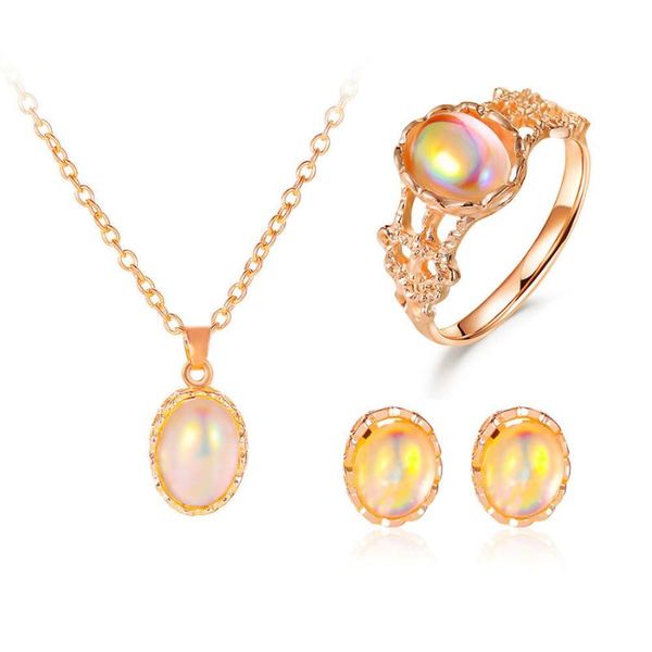 earrings & necklace 2021 fashion jewelry trend gold chain crystal rhinestone pendant earring ring set for women girls gift year, Silver
earrings & necklace 2021 fashion jewelry trend gold chain crystal rhinestone pendant earring ring set for women girls gift year, Silver