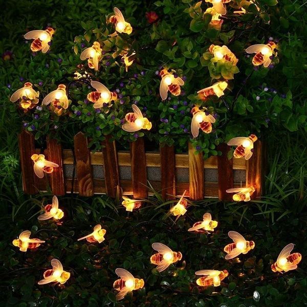solar lamps string lights 20/30 led outdoor fairy waterproof simulation honey bees garden decor christmas tree decoration lamp
solar lamps string lights 20/30 led outdoor fairy waterproof simulation honey bees garden decor christmas tree decoration lamp
