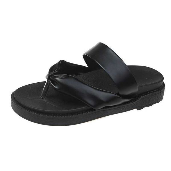 summer designer temperament non-slip round head flip flops female beach slippers for ladies woman casual women shoes 210611, Black
summer designer temperament non-slip round head flip flops female beach slippers for ladies woman casual women shoes 210611, Black