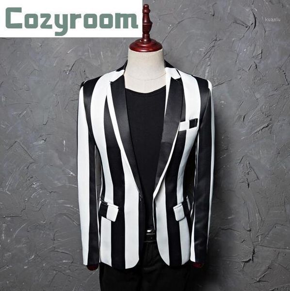 fashion printed dress men's korean casual suit male england coat studio host hair stylist stage zebra stripe blazers men suits &, White;black
fashion printed dress men's korean casual suit male england coat studio host hair stylist stage zebra stripe blazers men suits &, White;black