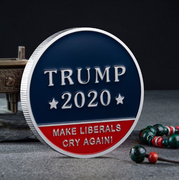 2pcs non magnetic crafts 45th president of the united states make liberals cry again donald trump silver plated souvenir coin
2pcs non magnetic crafts 45th president of the united states make liberals cry again donald trump silver plated souvenir coin