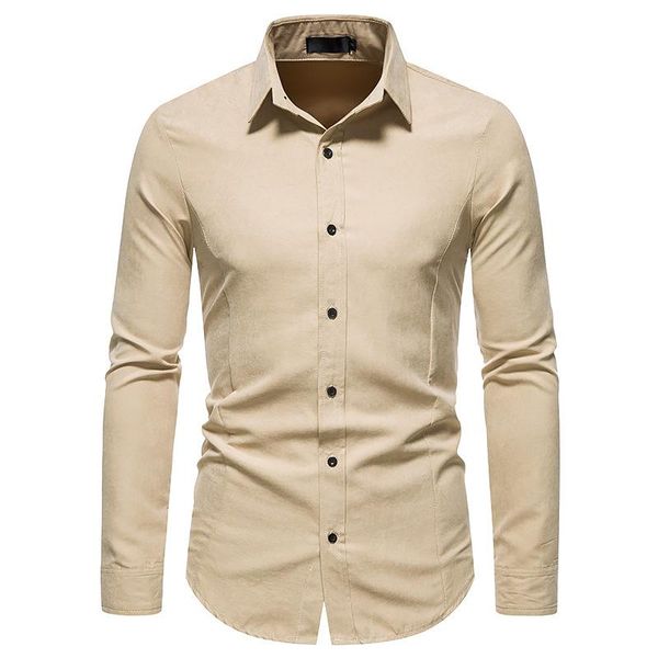 men's casual shirts parklees mens slim fit formal dress shirt fashion solid color button up for men vintage clothes blouse camisas, White;black
men's casual shirts parklees mens slim fit formal dress shirt fashion solid color button up for men vintage clothes blouse camisas, White;black