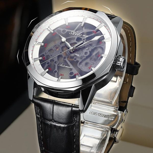wristwatches apnuonr 2021 watch men's high-end brand mechanical automatic waterproof leather, Slivery;brown
wristwatches apnuonr 2021 watch men's high-end brand mechanical automatic waterproof leather, Slivery;brown