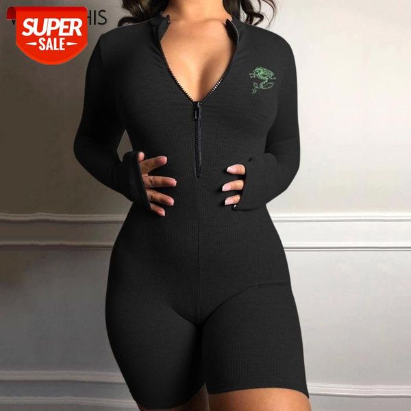 wannathis skinny playsuit long sleeve autumu women rompers front zipper dragon print slim elastic bodycon casual ladies new #th3c, White
wannathis skinny playsuit long sleeve autumu women rompers front zipper dragon print slim elastic bodycon casual ladies new #th3c, White