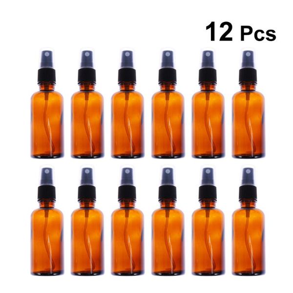 storage bottles & jars 12pcs 50ml portable dispensers bottle liquid brown empty spray refillable mist atomizer for travel
storage bottles & jars 12pcs 50ml portable dispensers bottle liquid brown empty spray refillable mist atomizer for travel