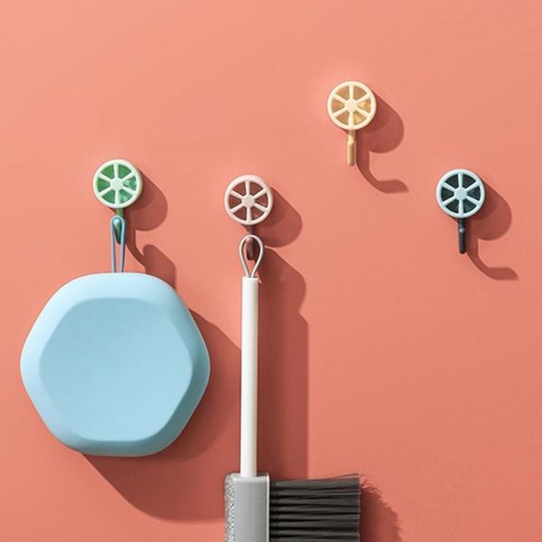 hooks & rails 5pcs refrigerator hook punch good load capacity plastic storage hanger for dorm key holder wall organizer
hooks & rails 5pcs refrigerator hook punch good load capacity plastic storage hanger for dorm key holder wall organizer