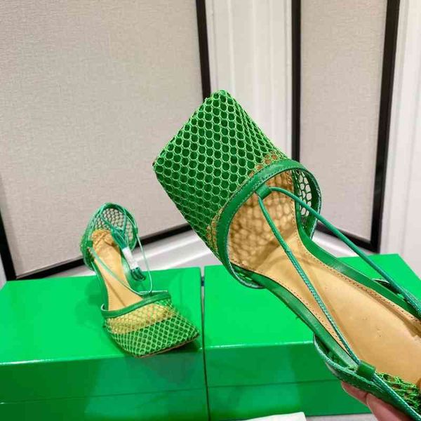 fashion designer mesh strap with high heel square sandals is a must for girls in summerincluding boxes and bags, Black
fashion designer mesh strap with high heel square sandals is a must for girls in summerincluding boxes and bags, Black