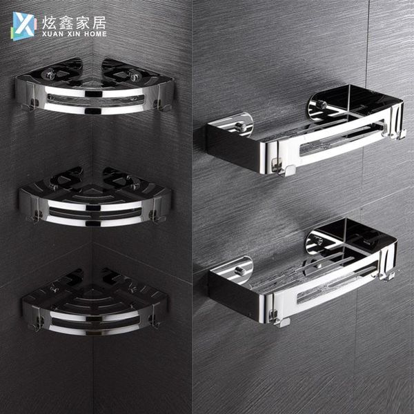 bathroom shelves no punching 304 stainless steel triangle basket storage rack toilet corner waterproof and durable rust
bathroom shelves no punching 304 stainless steel triangle basket storage rack toilet corner waterproof and durable rust