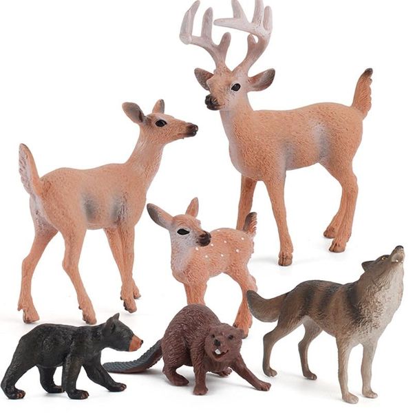 decorative objects & figurines 6pcs plastic deer family, wolf beaver, bear cub animals figures woodland creatures miniature toys cake er
decorative objects & figurines 6pcs plastic deer family, wolf beaver, bear cub animals figures woodland creatures miniature toys cake er