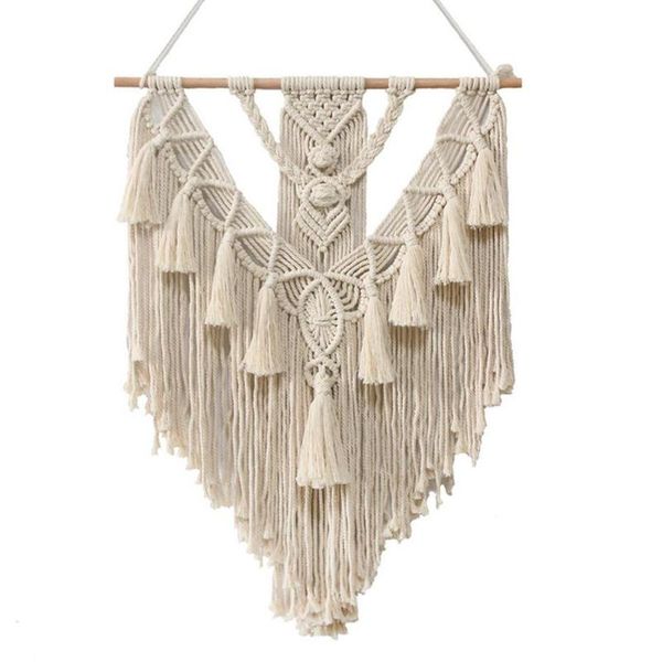 tapestries macrame wall hanging art woven tapestry bohemian crafts decoration handicraft simple homestay decor 2021
tapestries macrame wall hanging art woven tapestry bohemian crafts decoration handicraft simple homestay decor 2021
