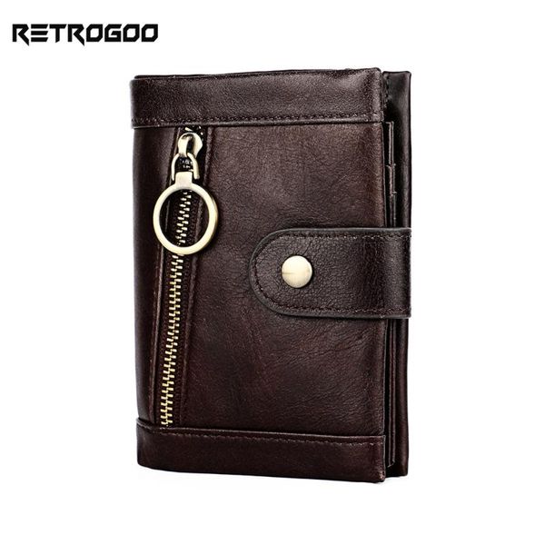 wallets retrogoo genuine leather wallet zipper coin pocket men purse card holder women rfid 2 in 1 short money bag, Red;black
wallets retrogoo genuine leather wallet zipper coin pocket men purse card holder women rfid 2 in 1 short money bag, Red;black