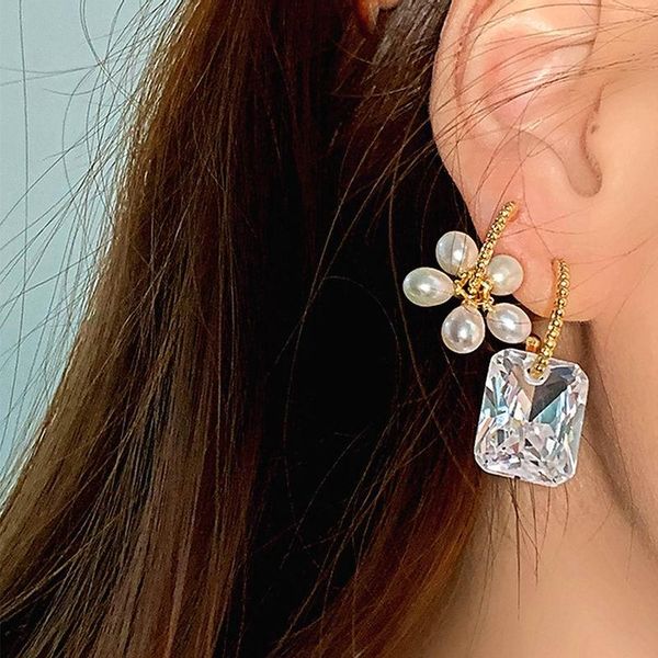 dangle & chandelier fashion clear earrings for women 2021 geometric flower korean brincos jewelry wholesale, Silver
dangle & chandelier fashion clear earrings for women 2021 geometric flower korean brincos jewelry wholesale, Silver