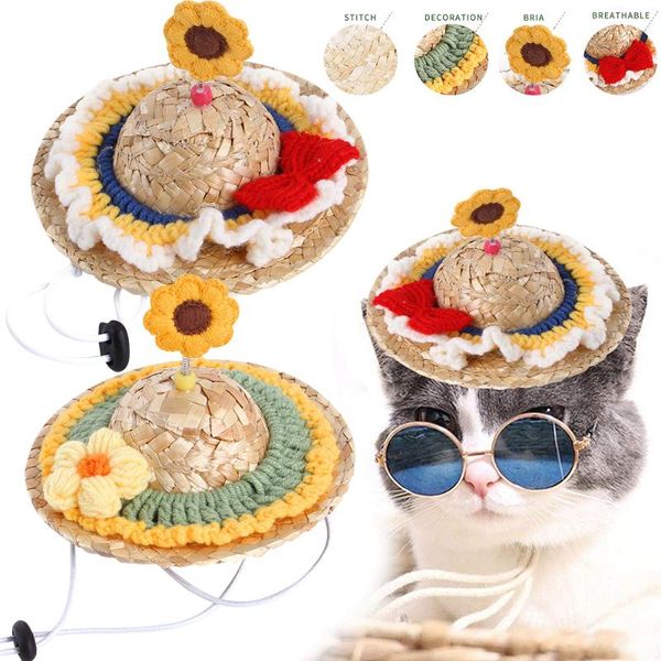 dog apparel pet hat chihuahua sunflower sun cute cat straw woven with adjustable chin strap for small medium accessories
dog apparel pet hat chihuahua sunflower sun cute cat straw woven with adjustable chin strap for small medium accessories