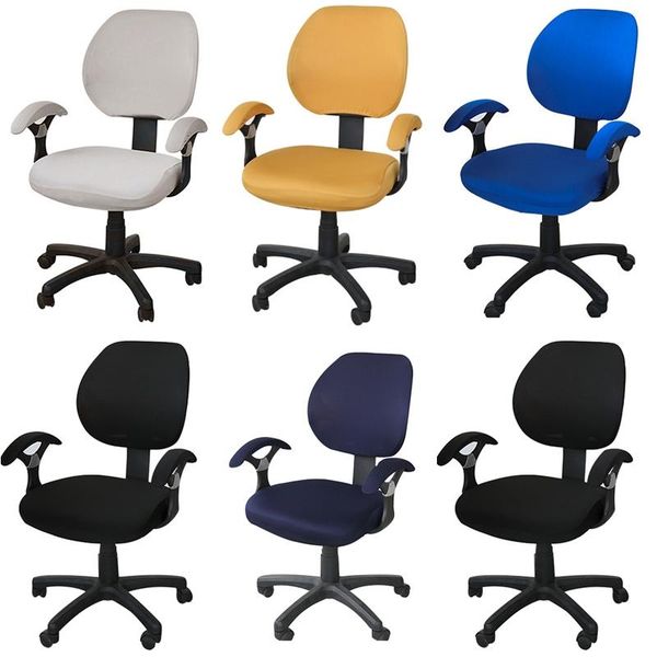chair covers 1set office cover stretch spandex with armrest rotating slipcovers computer seat decoration
chair covers 1set office cover stretch spandex with armrest rotating slipcovers computer seat decoration