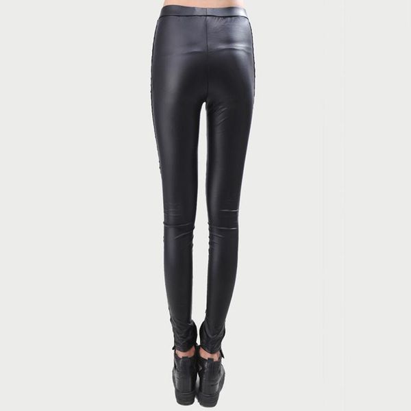 women's leggings 2021 ladies lace embroidered black pants punk leather stitching cropped bottoming
women's leggings 2021 ladies lace embroidered black pants punk leather stitching cropped bottoming