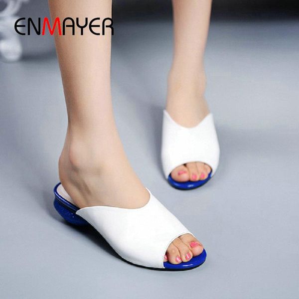 slippers enmayer 2021 genuine leather solid summer luxury shoes women designers outside strange style slides 34-42, Black
slippers enmayer 2021 genuine leather solid summer luxury shoes women designers outside strange style slides 34-42, Black