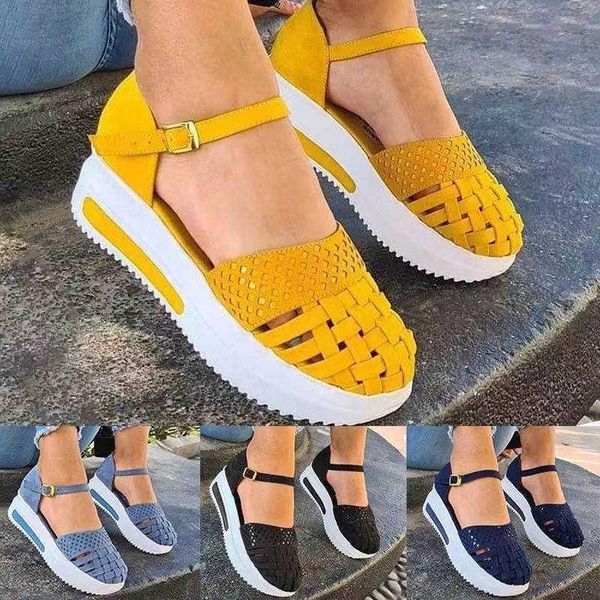 sandals women summer fashion women's 2021women hollow out flats ladies casual platform wedges shoes, Black
sandals women summer fashion women's 2021women hollow out flats ladies casual platform wedges shoes, Black
