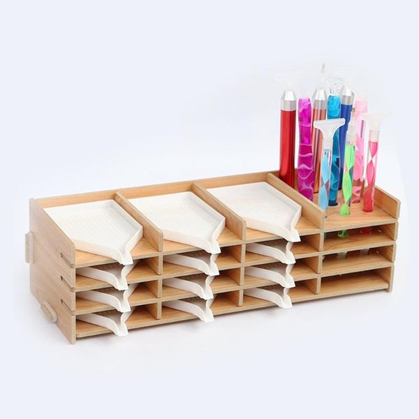 diamond painting tools and kits drill wood tray organizer, stackable holder tower for
diamond painting tools and kits drill wood tray organizer, stackable holder tower for