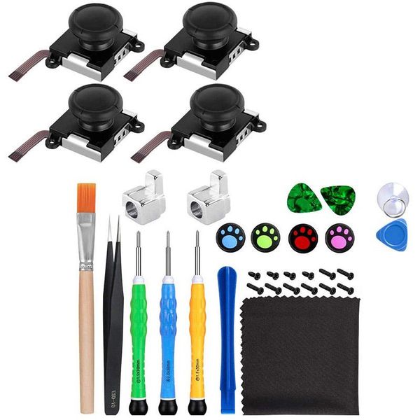 3d replacement joystick analog thumb sticks sensor repair joy-con tools for switch/lite joy-con tool 33pcs
3d replacement joystick analog thumb sticks sensor repair joy-con tools for switch/lite joy-con tool 33pcs
