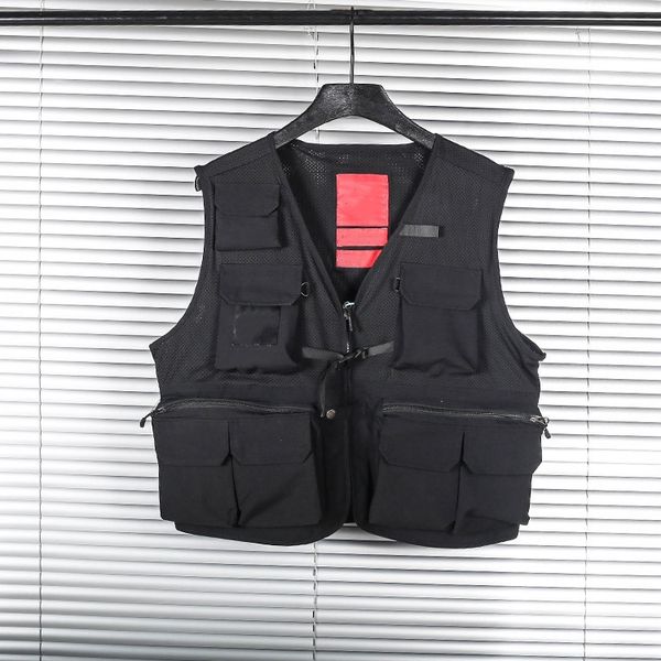 men's down casual tooling camouflage vest tie-dye waistcoat custom ykk zipper vests outdoor breathable clothing sleeveless jacket, Black
men's down casual tooling camouflage vest tie-dye waistcoat custom ykk zipper vests outdoor breathable clothing sleeveless jacket, Black