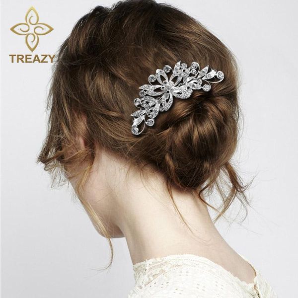 hair clips & barrettes treazy leaf flower crystal bridal combs for women wedding jewelry accessories diamante rhinestone slide clip, Golden;silver
hair clips & barrettes treazy leaf flower crystal bridal combs for women wedding jewelry accessories diamante rhinestone slide clip, Golden;silver
