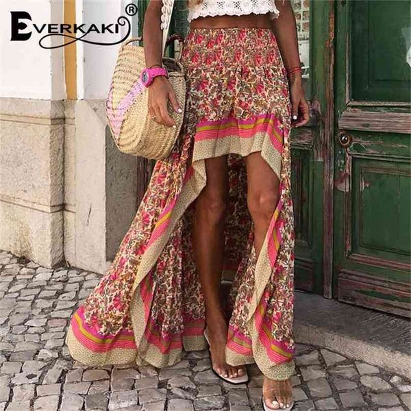 everkaki boho print long skirts women summer beach bottoms elastic waist gypsy ethnic plus size ladies skirt female 210619, Black
everkaki boho print long skirts women summer beach bottoms elastic waist gypsy ethnic plus size ladies skirt female 210619, Black