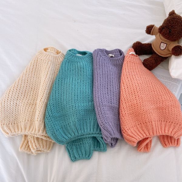 2021 new kids candy-colored knitted sweater baby girl winter clothes toddler warm pullover long sleeve loose casual fashion design 3xee, Blue
2021 new kids candy-colored knitted sweater baby girl winter clothes toddler warm pullover long sleeve loose casual fashion design 3xee, Blue