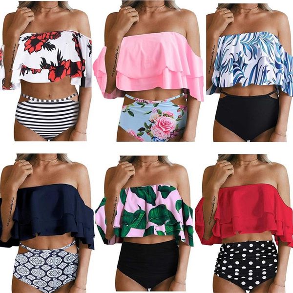 flower new two pieces leaf polka dots print ruffles summer beach swimwear for women bikini lady swimsuit, White;black
flower new two pieces leaf polka dots print ruffles summer beach swimwear for women bikini lady swimsuit, White;black