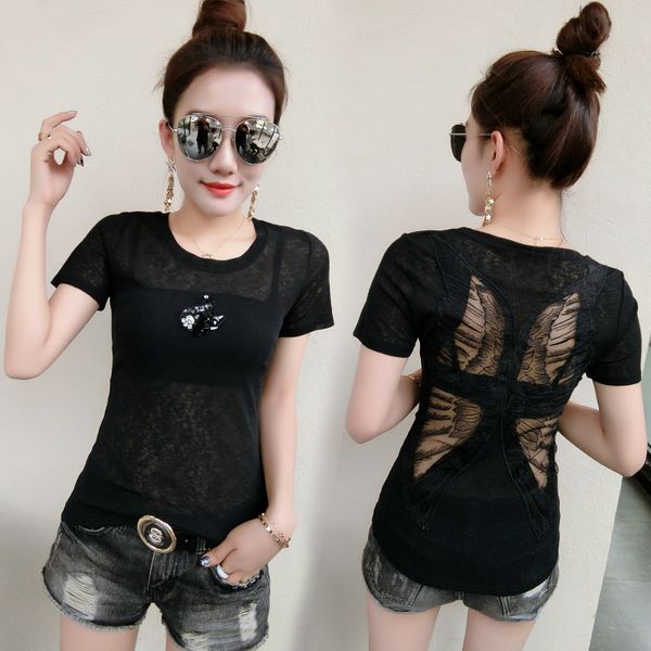 new summer korean clothes t-shirt girls o-neck shiny beading swan women back transparent short sleeve tees 2021 t12106a ksvr, White
new summer korean clothes t-shirt girls o-neck shiny beading swan women back transparent short sleeve tees 2021 t12106a ksvr, White