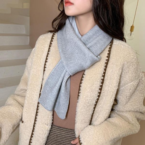 scarves ins autumn winter warm scarf women korean style simple contrast gift myrtle store, Blue;gray
scarves ins autumn winter warm scarf women korean style simple contrast gift myrtle store, Blue;gray