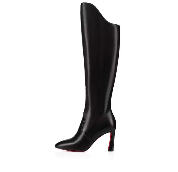 winter classic luxury lady red bottoms boot eleonor botta knee boots women suede leather high heels over knees booty eu35-43 with box, Black
winter classic luxury lady red bottoms boot eleonor botta knee boots women suede leather high heels over knees booty eu35-43 with box, Black