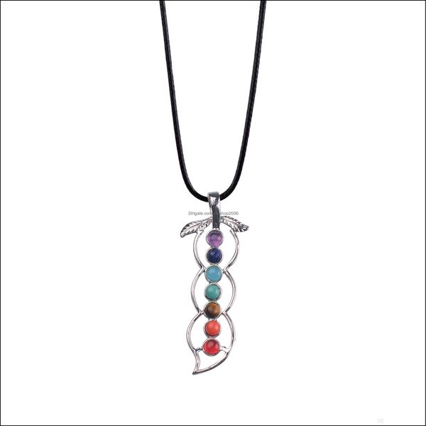 necklaces & pendants jewelry7 chakras cutting glass pendant crystal reiki healing balance - yoga therapy style drop delivery 2021 4tjhg, Silver
necklaces & pendants jewelry7 chakras cutting glass pendant crystal reiki healing balance - yoga therapy style drop delivery 2021 4tjhg, Silver