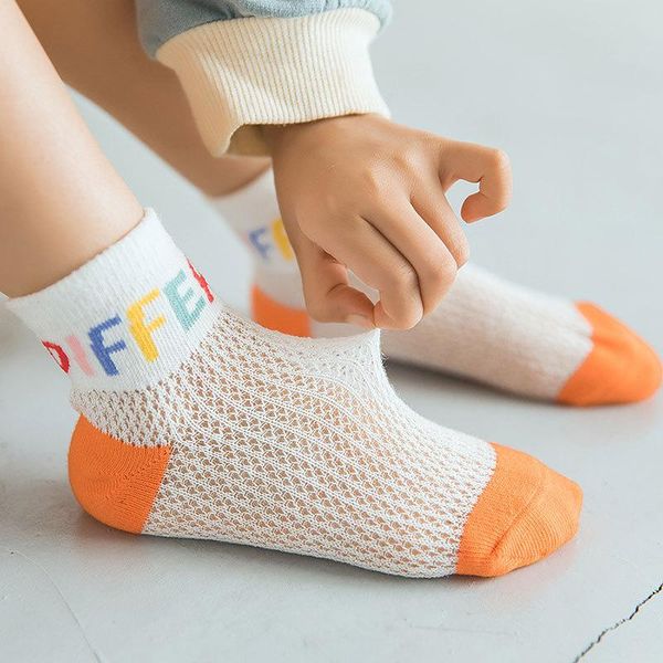 5 pairs/lot children socks spring summer thin mesh breathable girls socks cotton rainbow color letter kids boys 1-12 years, Pink;yellow
5 pairs/lot children socks spring summer thin mesh breathable girls socks cotton rainbow color letter kids boys 1-12 years, Pink;yellow