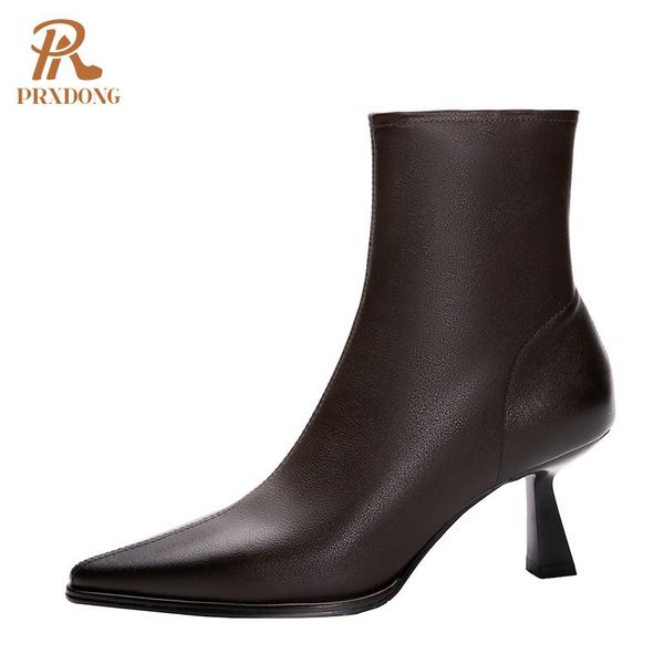 boots 2021 female ankle genuine leather 5cm heel pointed toe shoes zipper brown black white short women girls 39
boots 2021 female ankle genuine leather 5cm heel pointed toe shoes zipper brown black white short women girls 39