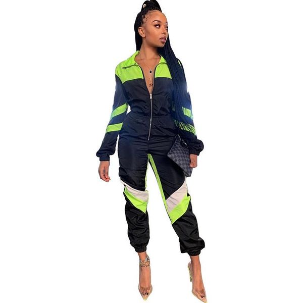women's jumpsuits & rompers geometric spliced women turn-down collar zipper high waist safari style casual dm993, Black;white
women's jumpsuits & rompers geometric spliced women turn-down collar zipper high waist safari style casual dm993, Black;white