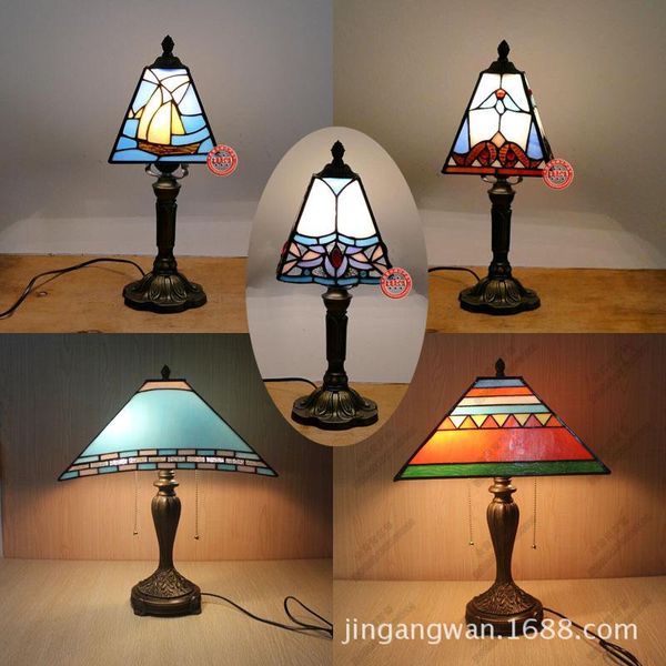european tiffany mediterranean resin base bedroom bedside lamp dimmer colored glass lampshade art table lamp
european tiffany mediterranean resin base bedroom bedside lamp dimmer colored glass lampshade art table lamp