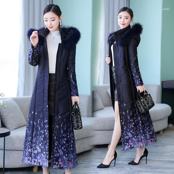 women's down & parkas vintage winter jacket women coat parka long thick warm hooded plus size large elegant print jacquard navy blue ou, Black
women's down & parkas vintage winter jacket women coat parka long thick warm hooded plus size large elegant print jacquard navy blue ou, Black