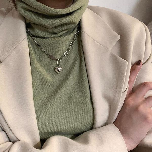 chains meyrroyu 925 silver necklace european style fashion jewelry stitching chain love pendant lady couple gift
chains meyrroyu 925 silver necklace european style fashion jewelry stitching chain love pendant lady couple gift
