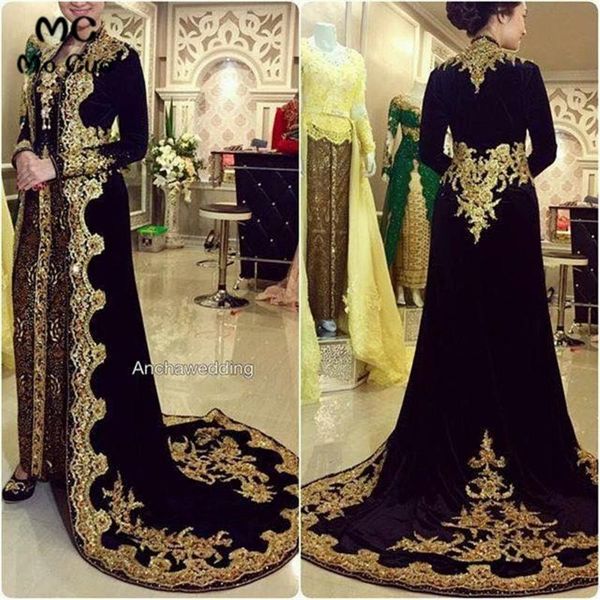 party dresses elegant 2021 muslim prom long sleeves with gold appliques beaded satin vestidos de fiesta evening dress, White;black
party dresses elegant 2021 muslim prom long sleeves with gold appliques beaded satin vestidos de fiesta evening dress, White;black