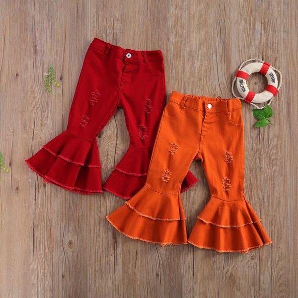 trousers toddler baby girls ripped flare pants autumn solid ruffles bell-bottomed long for kids 2-7years, Blue
trousers toddler baby girls ripped flare pants autumn solid ruffles bell-bottomed long for kids 2-7years, Blue