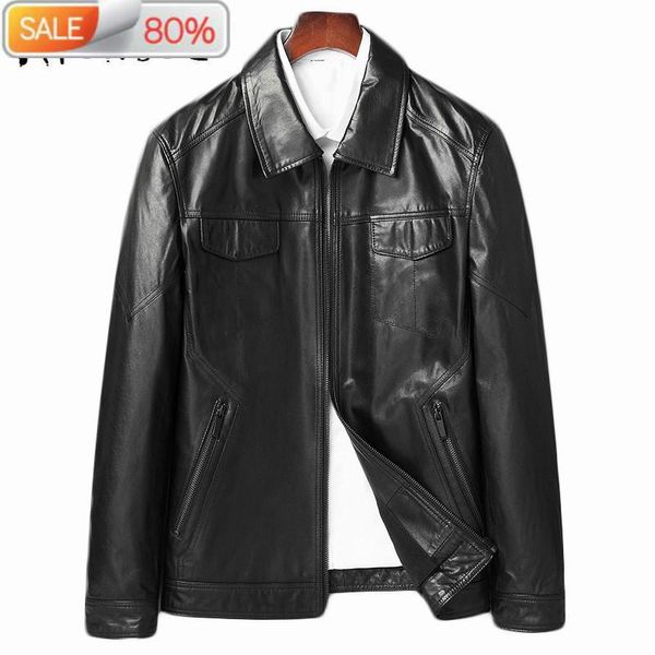 men's leather & faux men goatskin coat autumn genuine jacket natural blazer jackets chaqueta cuero hombre a1ya107 yy255, Black
men's leather & faux men goatskin coat autumn genuine jacket natural blazer jackets chaqueta cuero hombre a1ya107 yy255, Black
