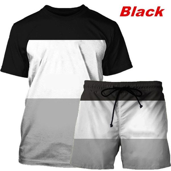 men's tracksuits summer short-sleeved suit stitching t-shirt shorts casual wear sportswear gym, Gray
men's tracksuits summer short-sleeved suit stitching t-shirt shorts casual wear sportswear gym, Gray