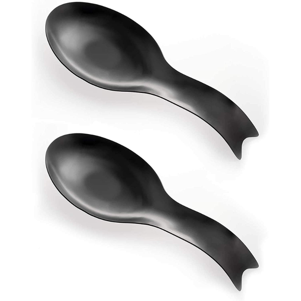 dinnerware sets 2pcs black stainless steel spoon rest for kitchen counter cooking utensil ladle holder stove large size spatula
dinnerware sets 2pcs black stainless steel spoon rest for kitchen counter cooking utensil ladle holder stove large size spatula